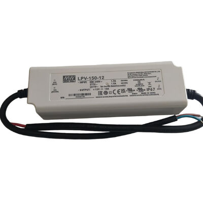 Meanwell 120W 12V IP67 controlador LED a prueba de agua Fuente de alimentación de voltaje constante