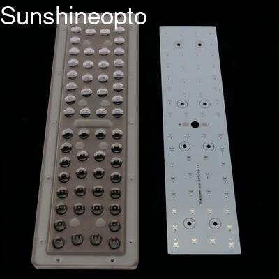 Lente de farola LED para PC de 56 W con ángulo de haz de varios grados y LED SMD 3030 para alto flujo luminoso