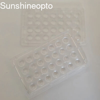 Matriz de lentes LED de 60 grados personalizada de fábrica para módulo LED 3030/5050/7070