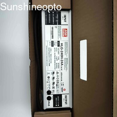Fuente de alimentación LED de corriente constante de 240W 24V IP65 a prueba de agua para iluminación de bahía alta y exterior