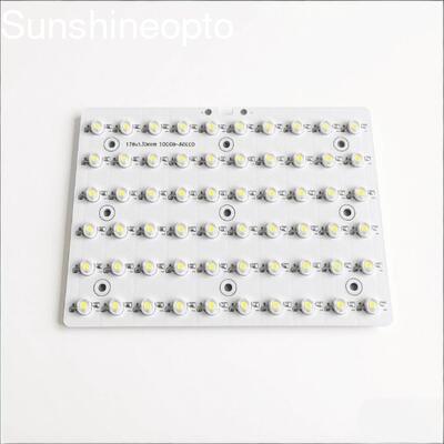 Placa PCB LED de aluminio de 60 W con kit de adaptación de lámpara de carretera LED con lente óptica de PC
