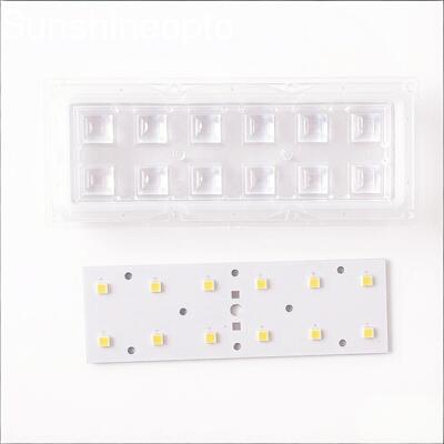Módulo del equipo de adaptación de la luz de calle de 2×6 SMD 5050 LED 5000LM LED con la lente óptica de 60×60°