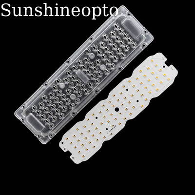 módulo de luz de calle de 60W 72pcs SMD 3030 LED con ángulo de haz de 80×150 grados