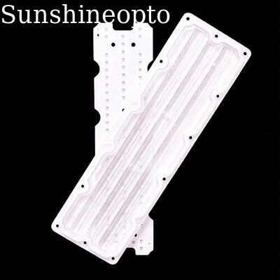 Placa PCB LED 3030 SMD 64 en 1 personalizada con lente de PC óptica de 90 × 110 grados para iluminación industrial y de carreteras