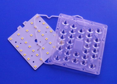 Tablero de aluminio material 50W 80W 100W 24V del módulo 5050 SMD de la luz de calle de la PC LED