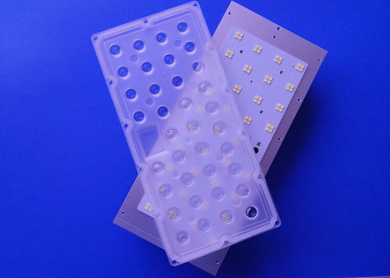 100W High Bay Square Lighting Module 150 Degree 144 Led Lens 91% Tranmittance