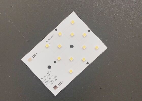 Tablero de aluminio del PWB del módulo de SMD3030 12LEDs 50x50m m 6W-10W