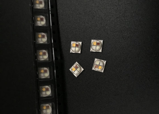 10W Silicone 5050 700mA Ceramic LED Diodes 605nm Amber RGB Led Diodes