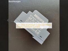 Corriente constante de la fuente de alimentación LED del caso de aluminio de 12V 24W