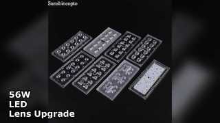 Actualización de lente de calle LED de 56 W
