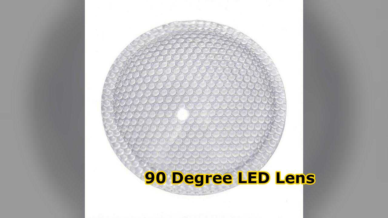 90 Degree LED Lens for 1W 3W Edison SSC