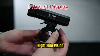 Faro LED recargable para bicicleta de montaña de 245 m con batería de 2600 mAh para uso nocturno en bicicleta de montaña.